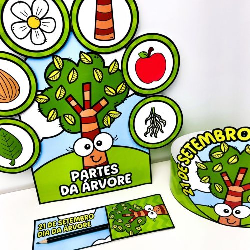 Luva + Lembrancinhas Dia da Árvore - Dia da Árvore