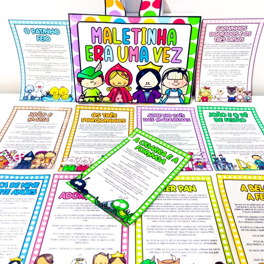 Maletinha Era uma Vez - Educação Infantil - Pedagogia de Ideias Maletinha Era uma Vez - Educação Infantil