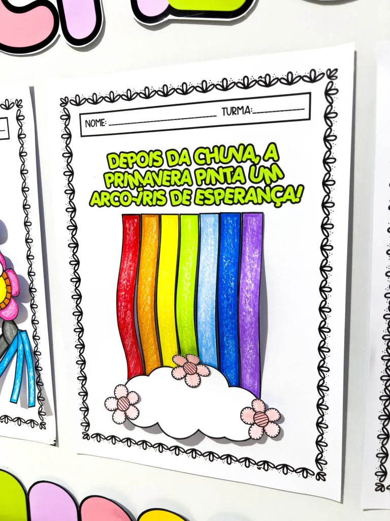 Painel Primavera com Quatro Atividades — foto 5