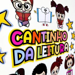 Painel Cantinho da Leitura - Apoio Visual