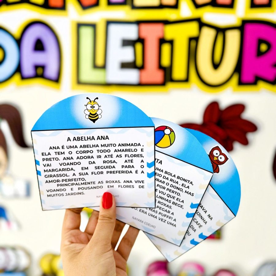 Painel Cantinho da Leitura - Apoio Visual - Pedagogia de Ideias Painel Cantinho da Leitura - Apoio Visual