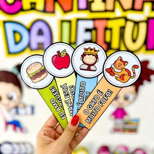 Painel Cantinho da Leitura - Apoio Visual - Pedagogia de Ideias Painel Cantinho da Leitura - Apoio Visual