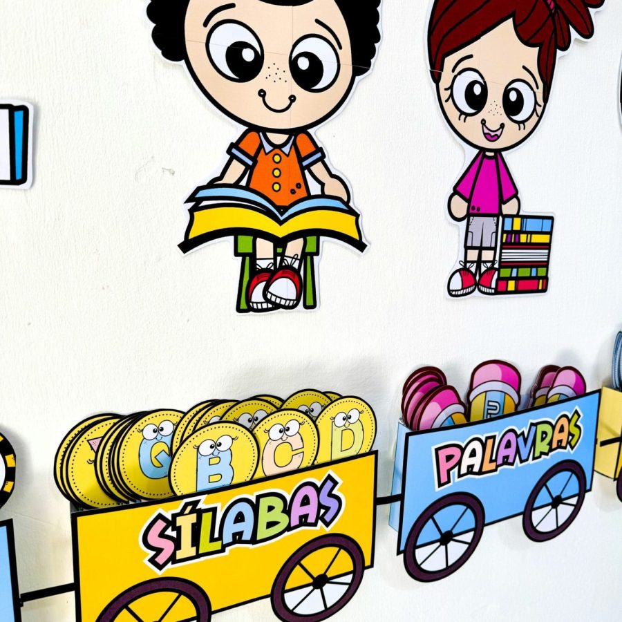 Painel Cantinho da Leitura - Apoio Visual - Pedagogia de Ideias Painel Cantinho da Leitura - Apoio Visual