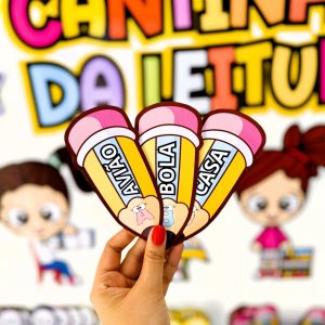 Painel Cantinho da Leitura - Apoio Visual - Pedagogia de Ideias Painel Cantinho da Leitura - Apoio Visual