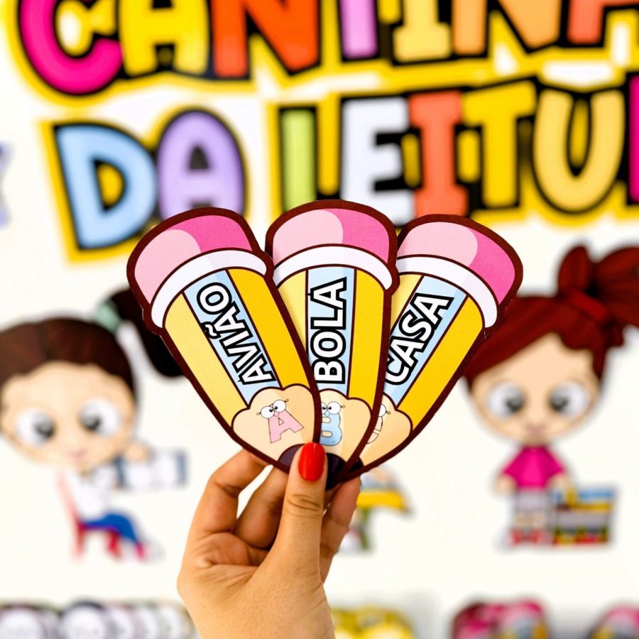 Painel Cantinho da Leitura - Apoio Visual - Pedagogia de Ideias Painel Cantinho da Leitura - Apoio Visual