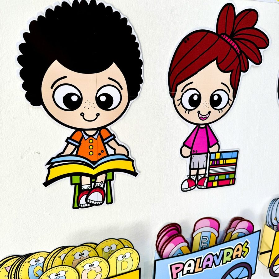 Painel Cantinho da Leitura - Apoio Visual - Pedagogia de Ideias Painel Cantinho da Leitura - Apoio Visual