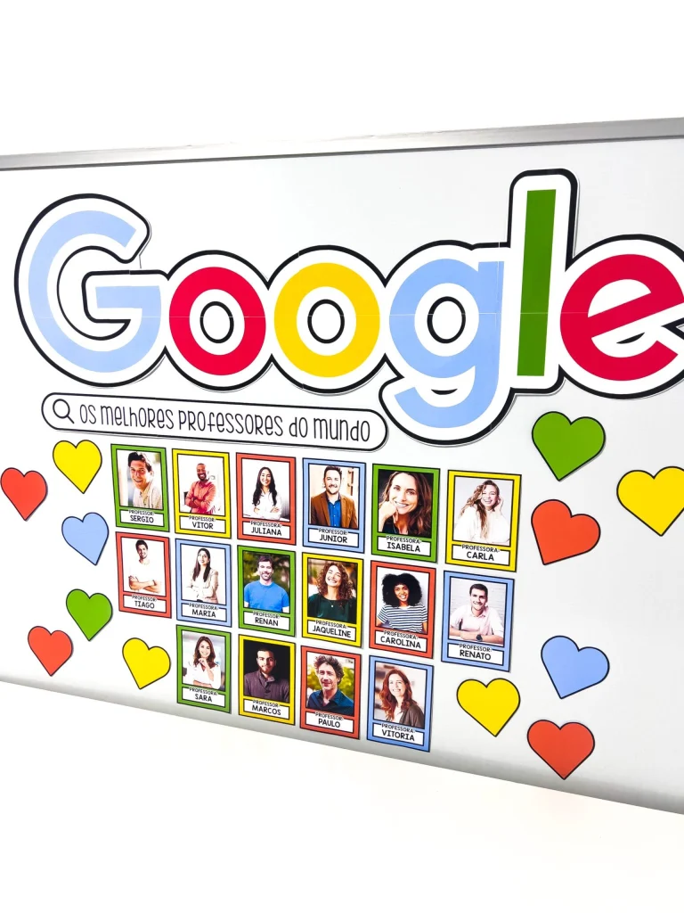 Painel Google Dia dos Professores Editável — foto 4
