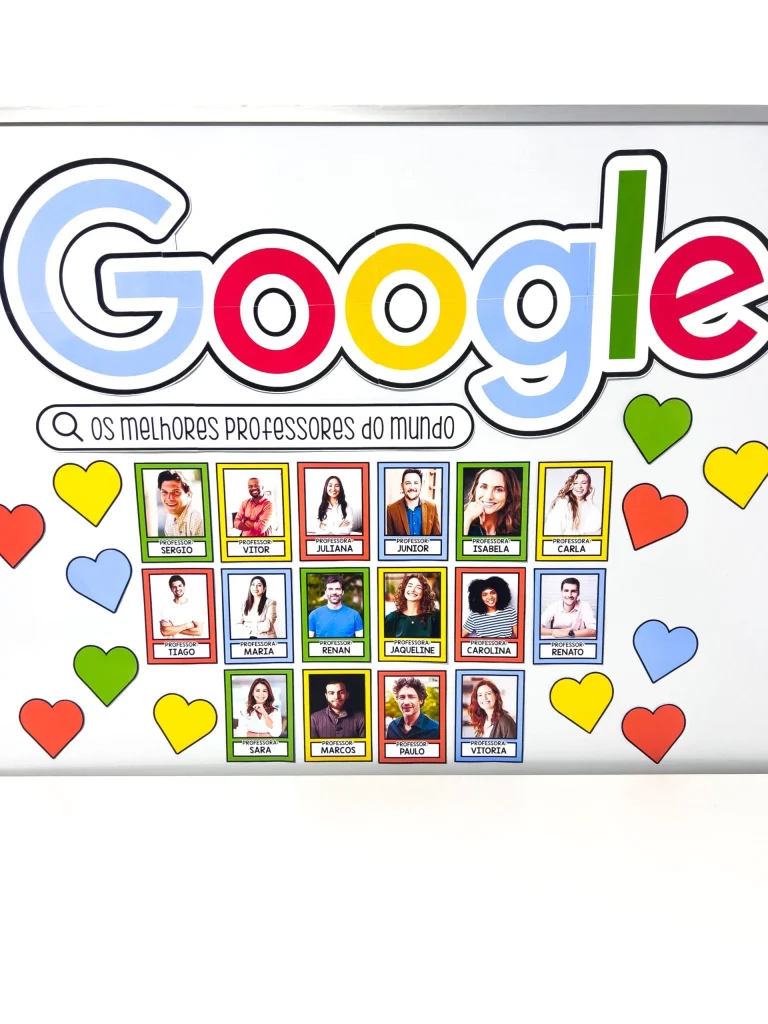 Painel Google Dia dos Professores Editável — foto 3