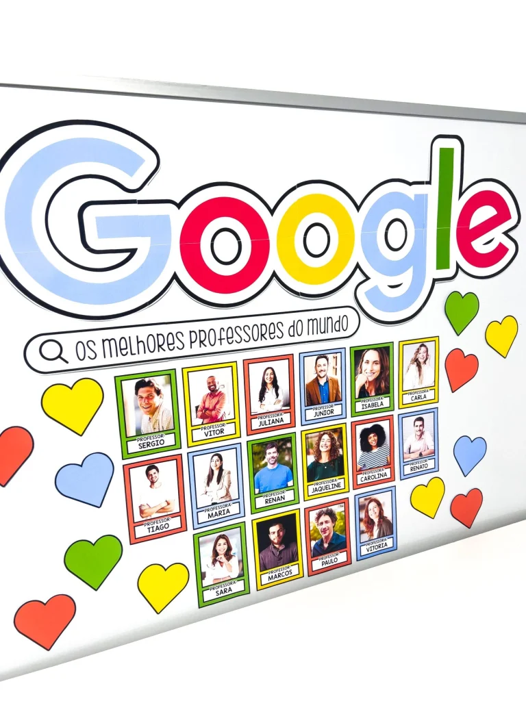 Painel Google Dia dos Professores Editável — foto 7