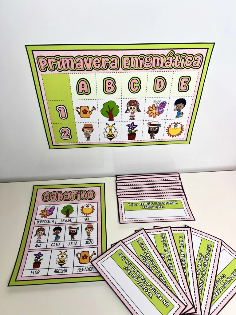 Atividade Primavera Enigmática com 15 Fichas — foto 9