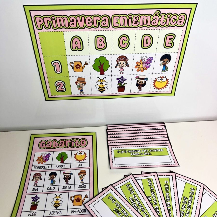 Primavera Enigmática - Primavera - Pedagogia de Ideias Primavera Enigmática - Primavera