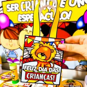 Kit Painel e Lembrancinhas Dia das Crianças