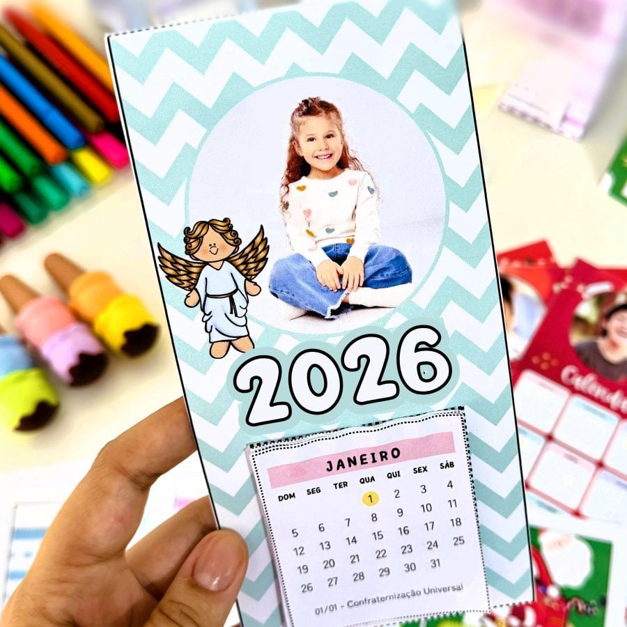 Calendário de Mesa Personalizável – Edição Festiva - Rotina da Sala de Aula - Pedagogia de Ideias Calendário de Mesa Personalizável – Edição Festiva - Rotina da Sala de Aula