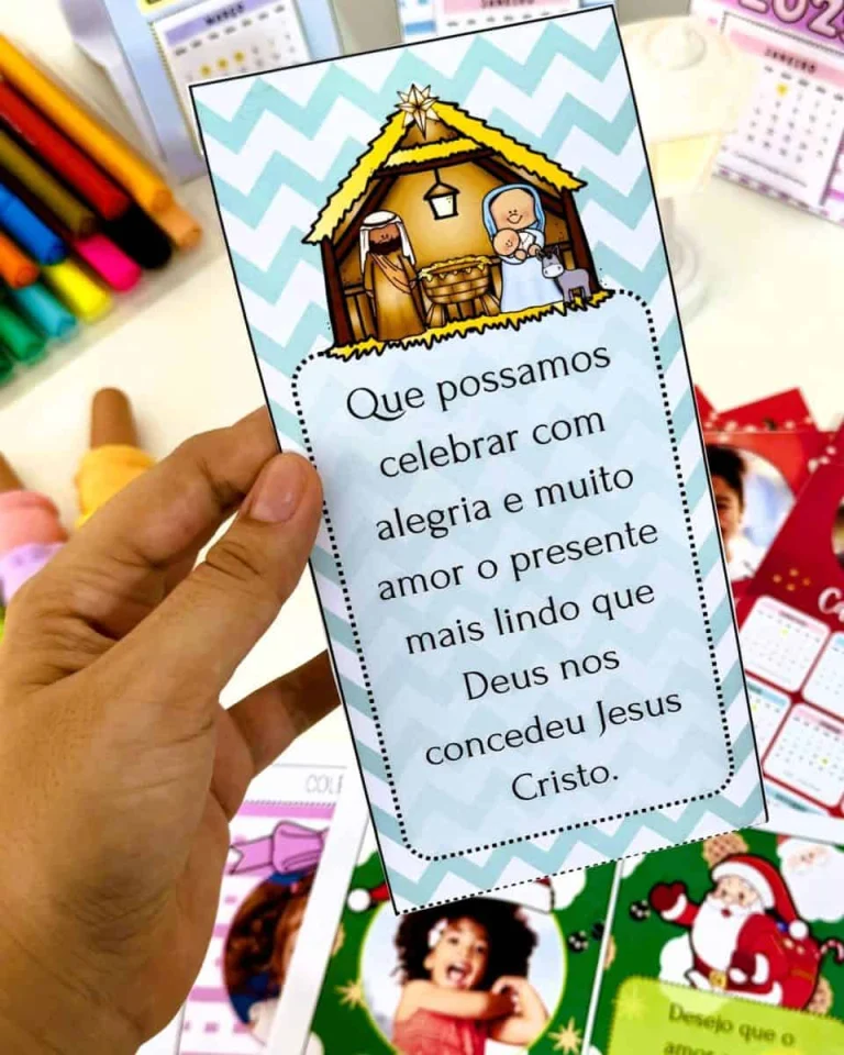 Calendário de Mesa Festivo Personalizável 2026 — foto 9