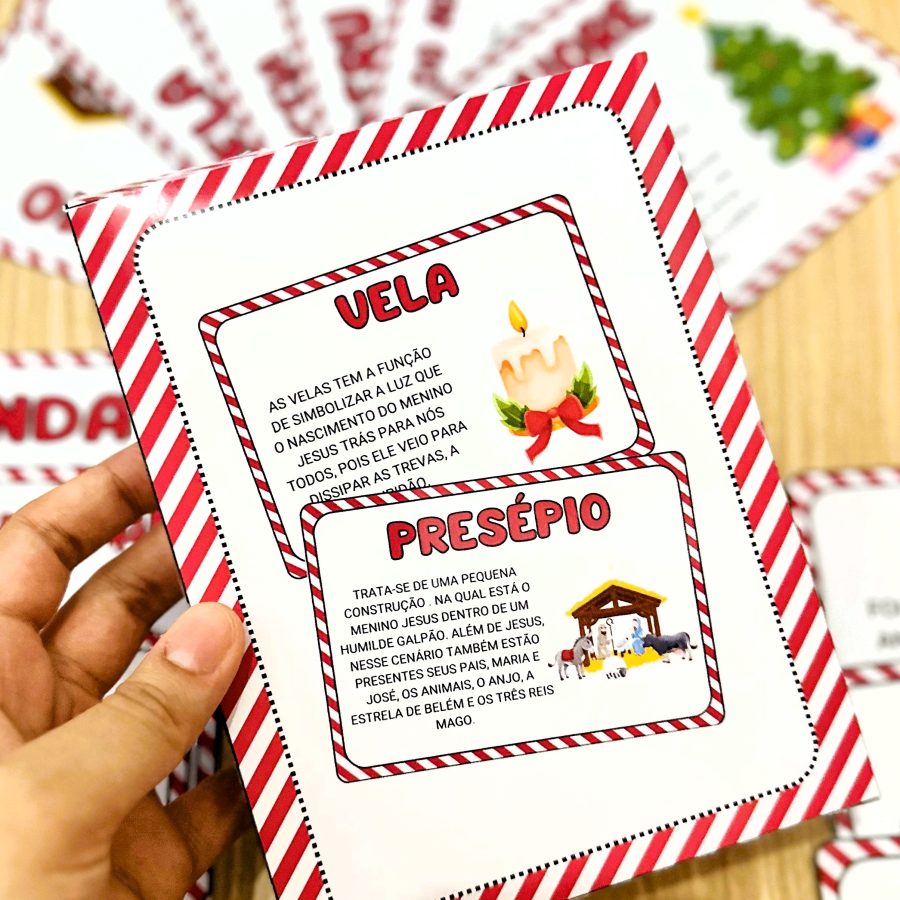 Fichas de Leitura – Símbolos do Natal - Natal - Pedagogia de Ideias Fichas de Leitura – Símbolos do Natal - Natal