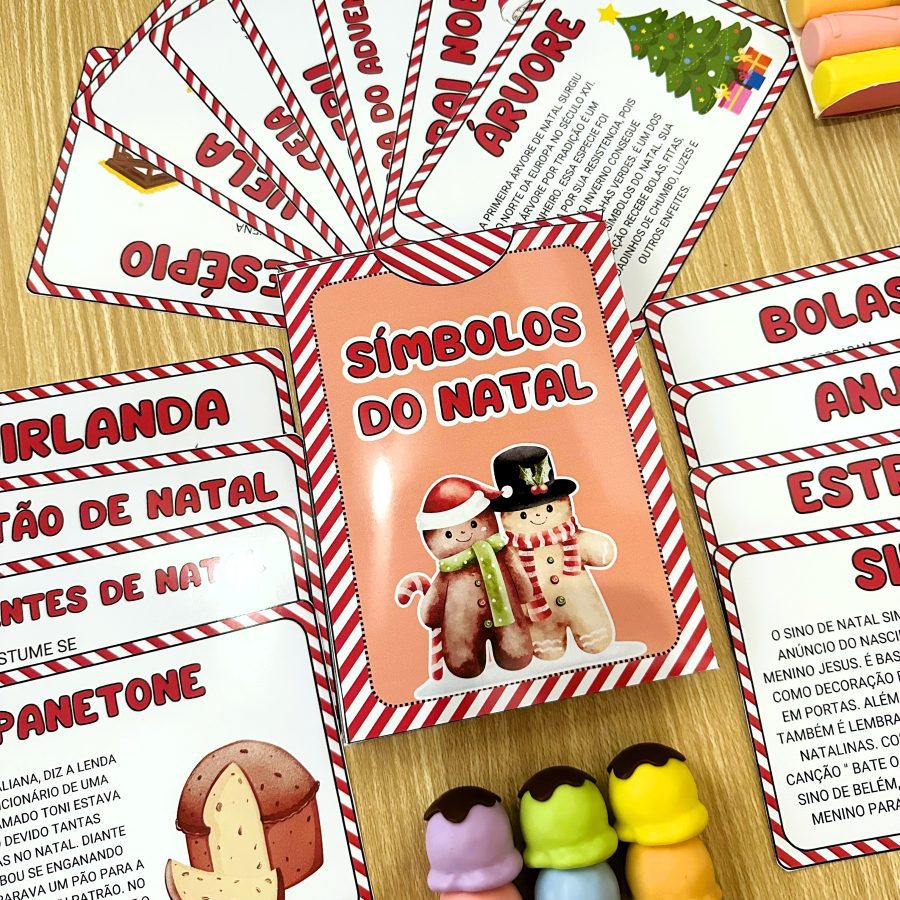 Fichas de Leitura – Símbolos do Natal - Natal - Pedagogia de Ideias Fichas de Leitura – Símbolos do Natal - Natal