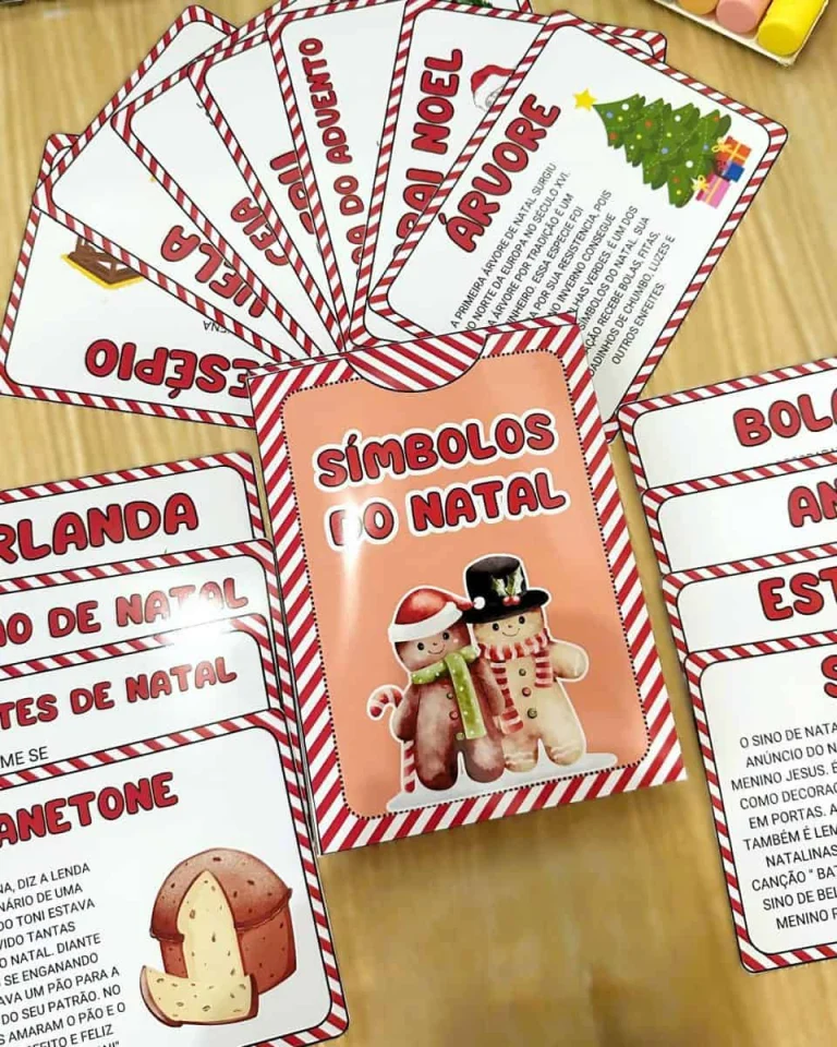 Fichas de Leitura dos Símbolos do Natal — foto 2
