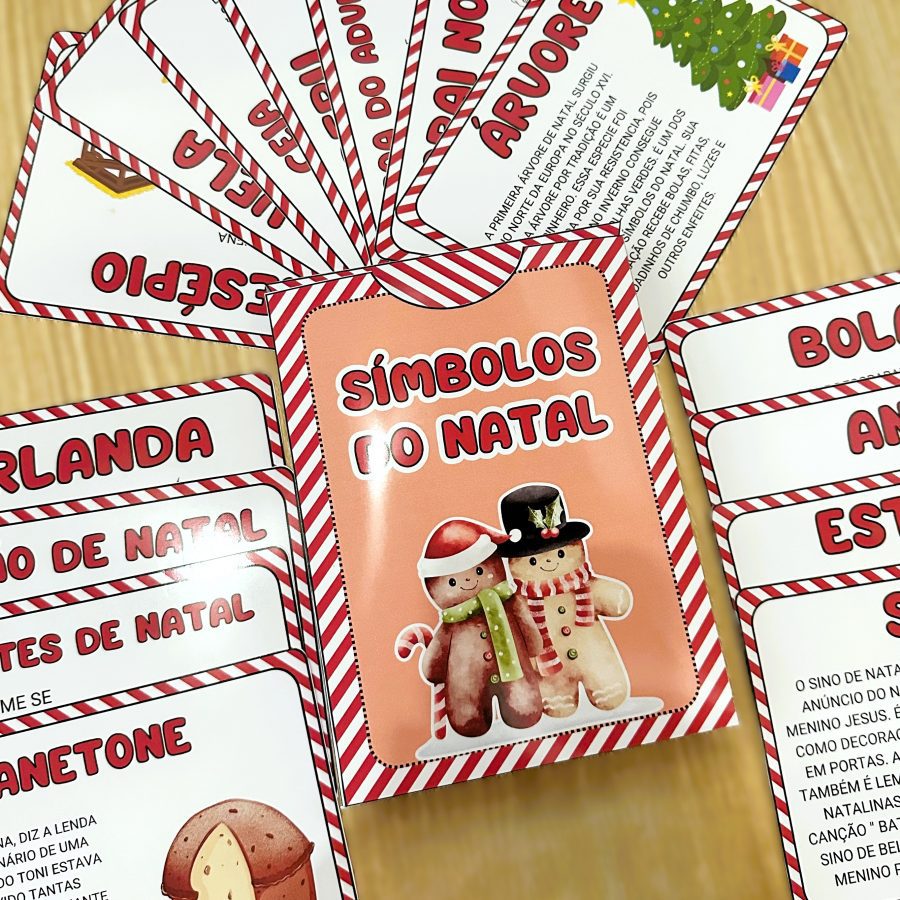 Fichas de Leitura – Símbolos do Natal - Natal - Pedagogia de Ideias Fichas de Leitura – Símbolos do Natal - Natal