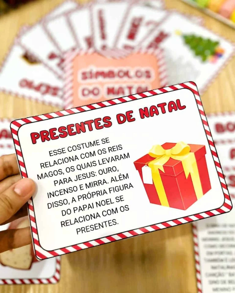 Fichas de Leitura dos Símbolos do Natal — foto 4