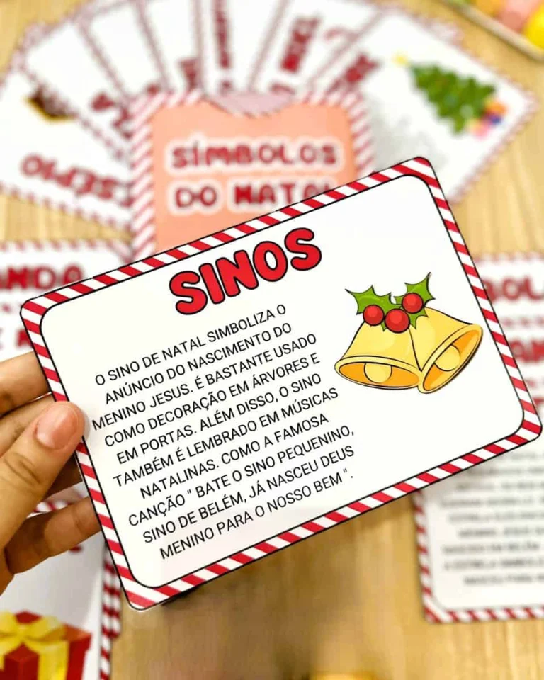 Fichas de Leitura dos Símbolos do Natal — foto 5