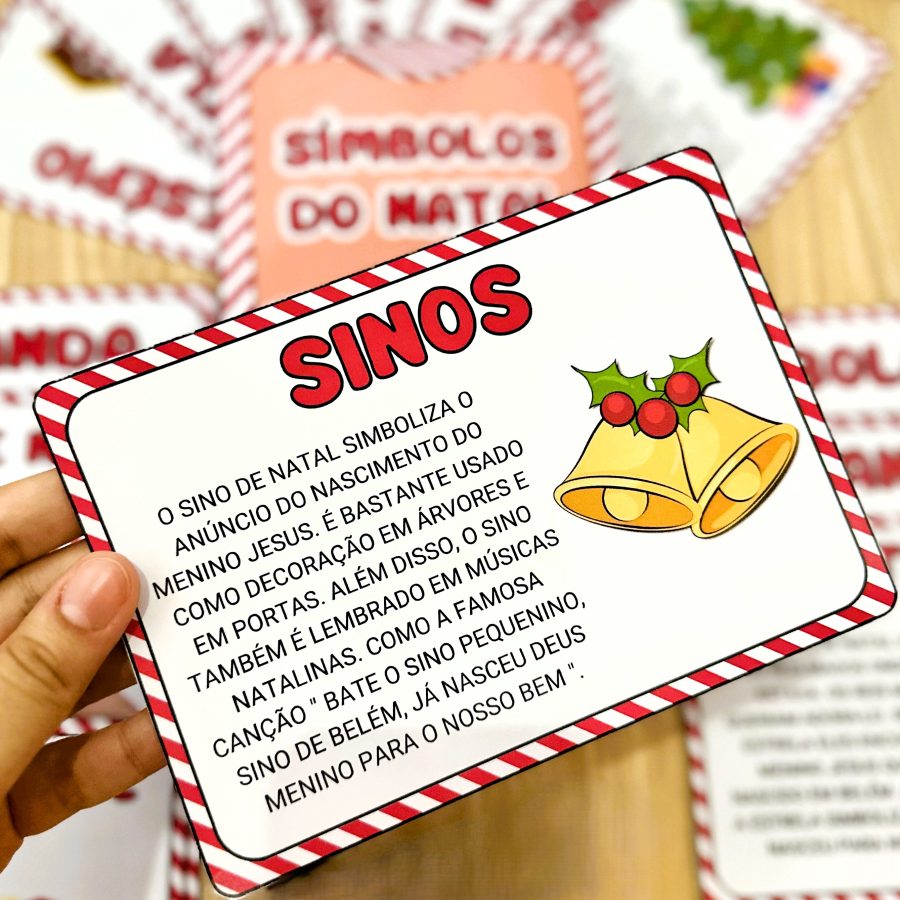 Fichas de Leitura – Símbolos do Natal - Natal - Pedagogia de Ideias Fichas de Leitura – Símbolos do Natal - Natal