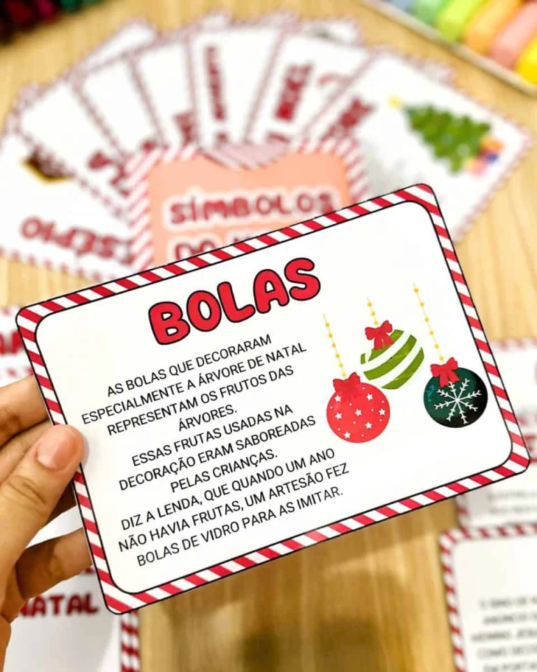 Fichas de Leitura dos Símbolos do Natal — foto 6