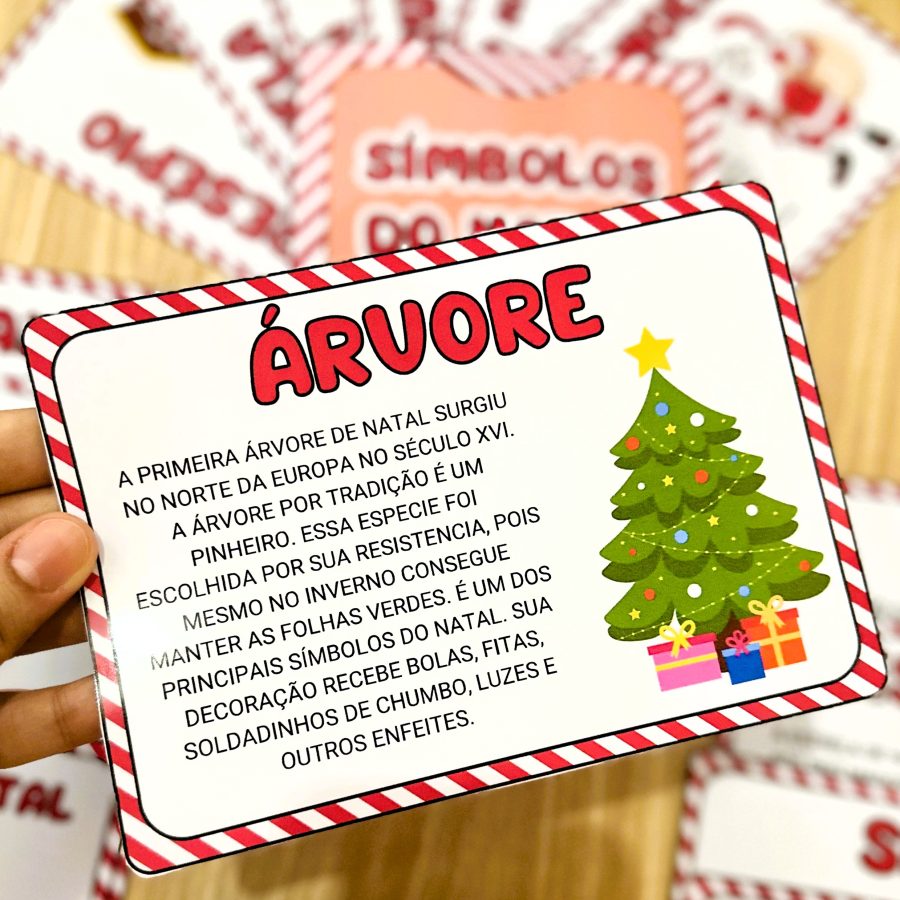 Fichas de Leitura – Símbolos do Natal - Natal - Pedagogia de Ideias Fichas de Leitura – Símbolos do Natal - Natal