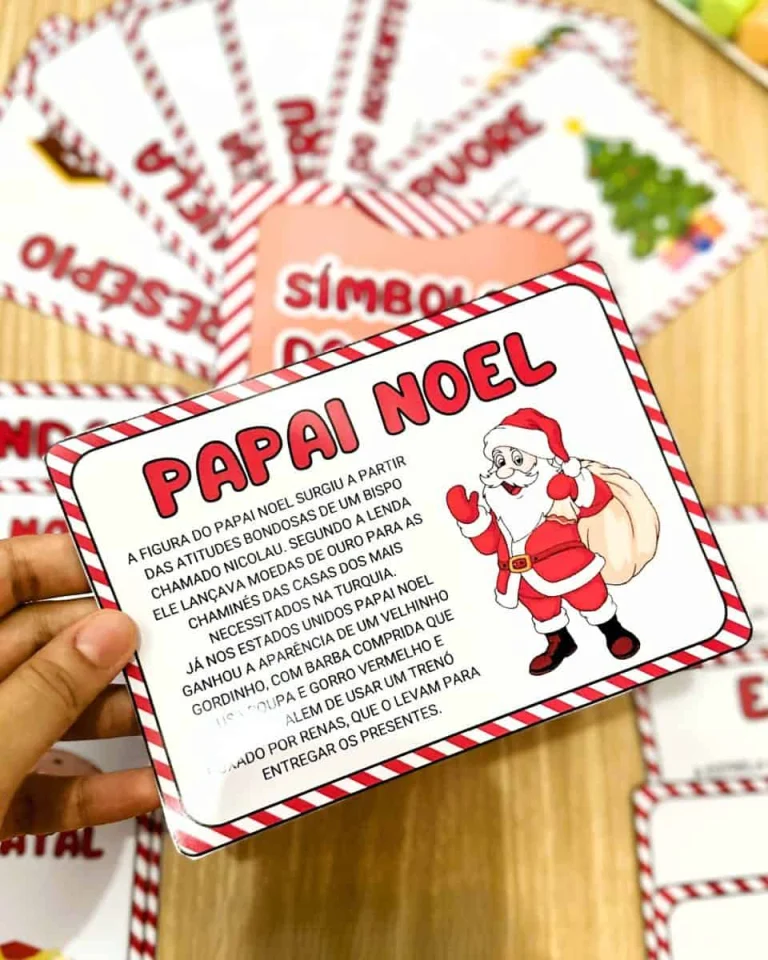 Fichas de Leitura dos Símbolos do Natal — foto 8