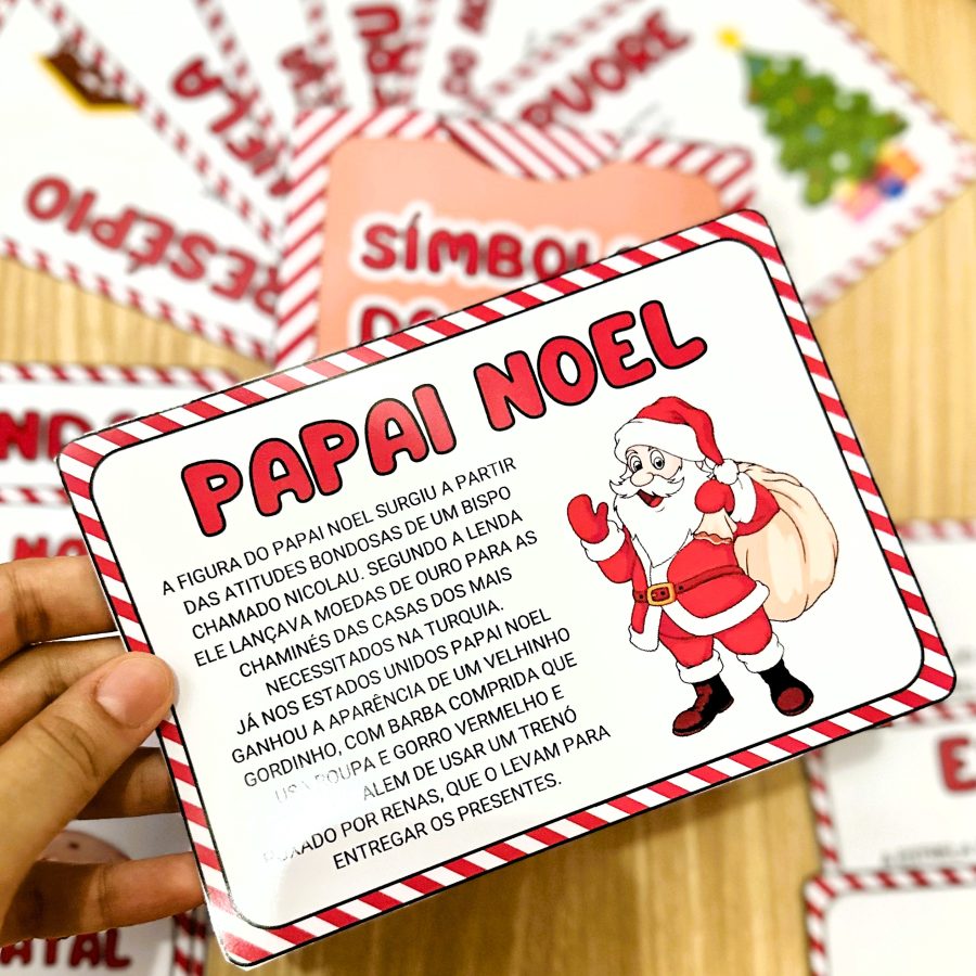 Fichas de Leitura – Símbolos do Natal - Natal - Pedagogia de Ideias Fichas de Leitura – Símbolos do Natal - Natal