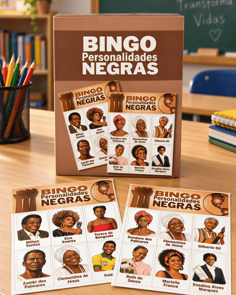 Fichas e Bingo de Personalidades Negras Brasileiras — foto 2