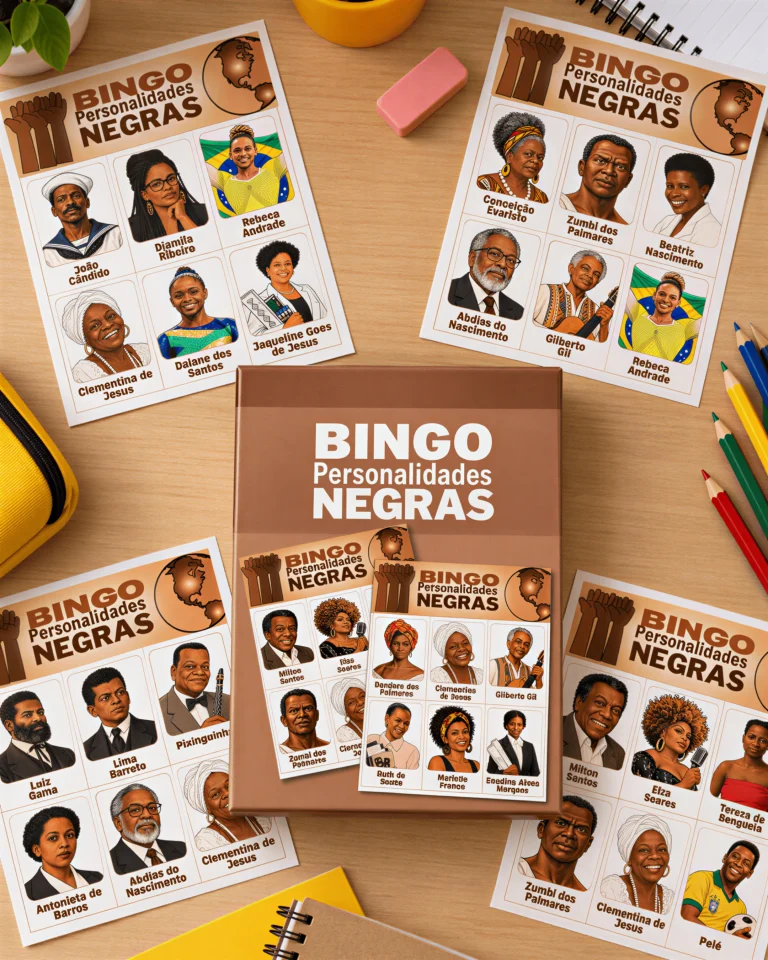 Fichas e Bingo de Personalidades Negras Brasileiras — foto 9