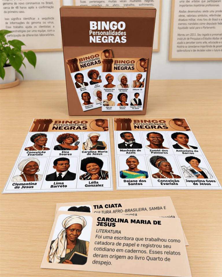 Fichas e Bingo de Personalidades Negras Brasileiras — foto 8