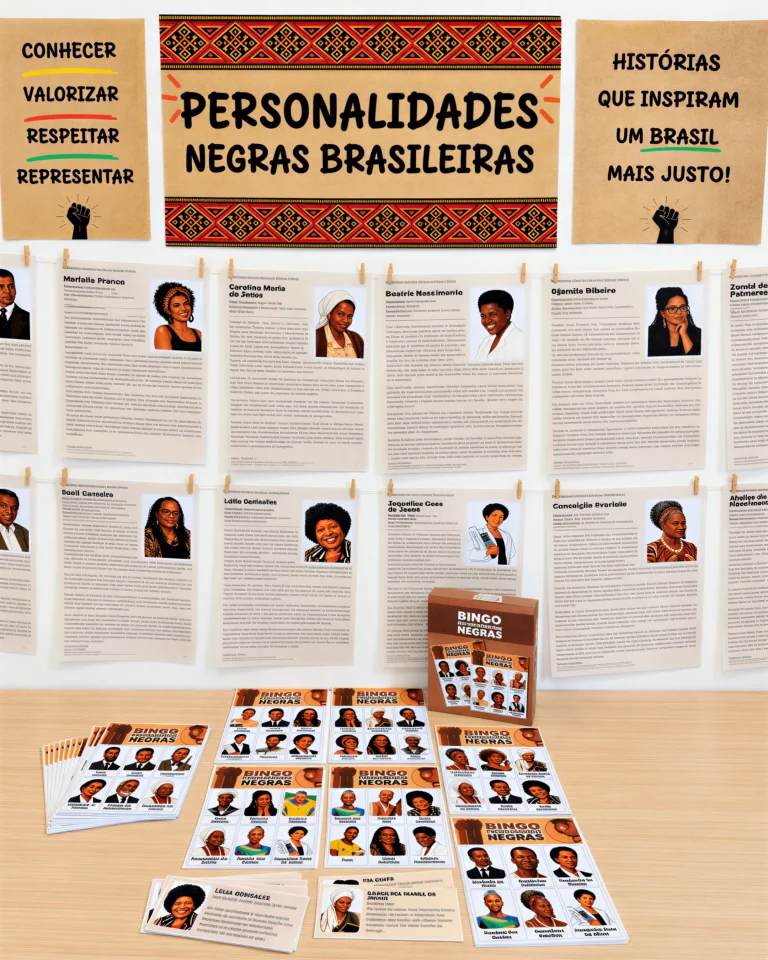 Fichas e Bingo de Personalidades Negras Brasileiras — foto 5