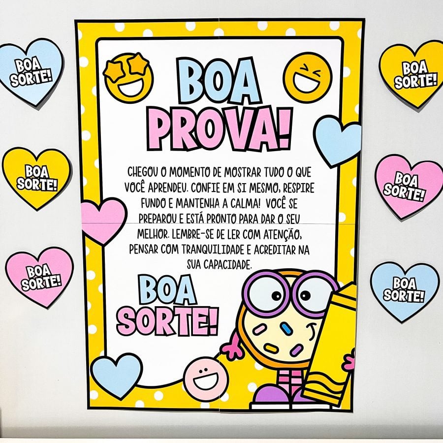 Kit Incentivo Boa Prova - Motivacional - Pedagogia de Ideias Kit Incentivo Boa Prova - Motivacional