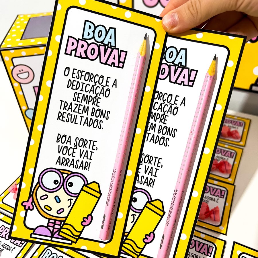 Kit Incentivo Boa Prova - Motivacional - Pedagogia de Ideias Kit Incentivo Boa Prova - Motivacional