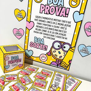 Kit Incentivo Boa Prova - Motivacional - Pedagogia de Ideias Kit Incentivo Boa Prova - Motivacional