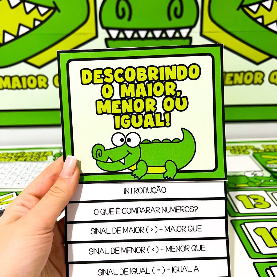 Kit Maior, Menor ou Igual - Matemática - Pedagogia de Ideias Kit Maior, Menor ou Igual - Matemática