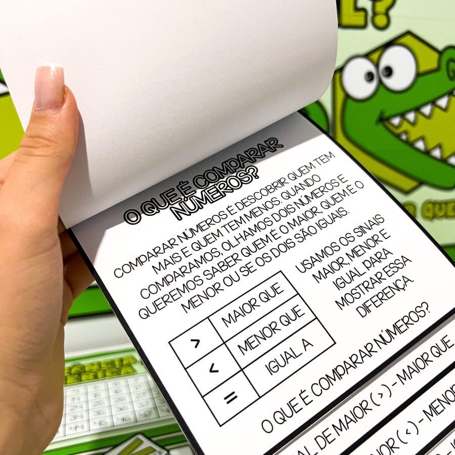 Kit Maior, Menor ou Igual - Matemática - Pedagogia de Ideias Kit Maior, Menor ou Igual - Matemática