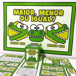 Kit Maior, Menor ou Igual - Matemática - Pedagogia de Ideias Kit Maior, Menor ou Igual - Matemática