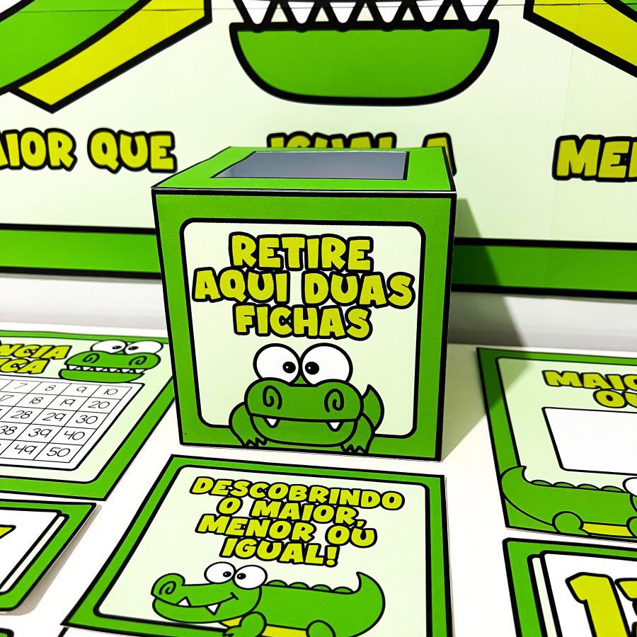 Kit Maior, Menor ou Igual - Matemática - Pedagogia de Ideias Kit Maior, Menor ou Igual - Matemática