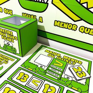 Kit Maior, Menor ou Igual - Matemática - Pedagogia de Ideias Kit Maior, Menor ou Igual - Matemática