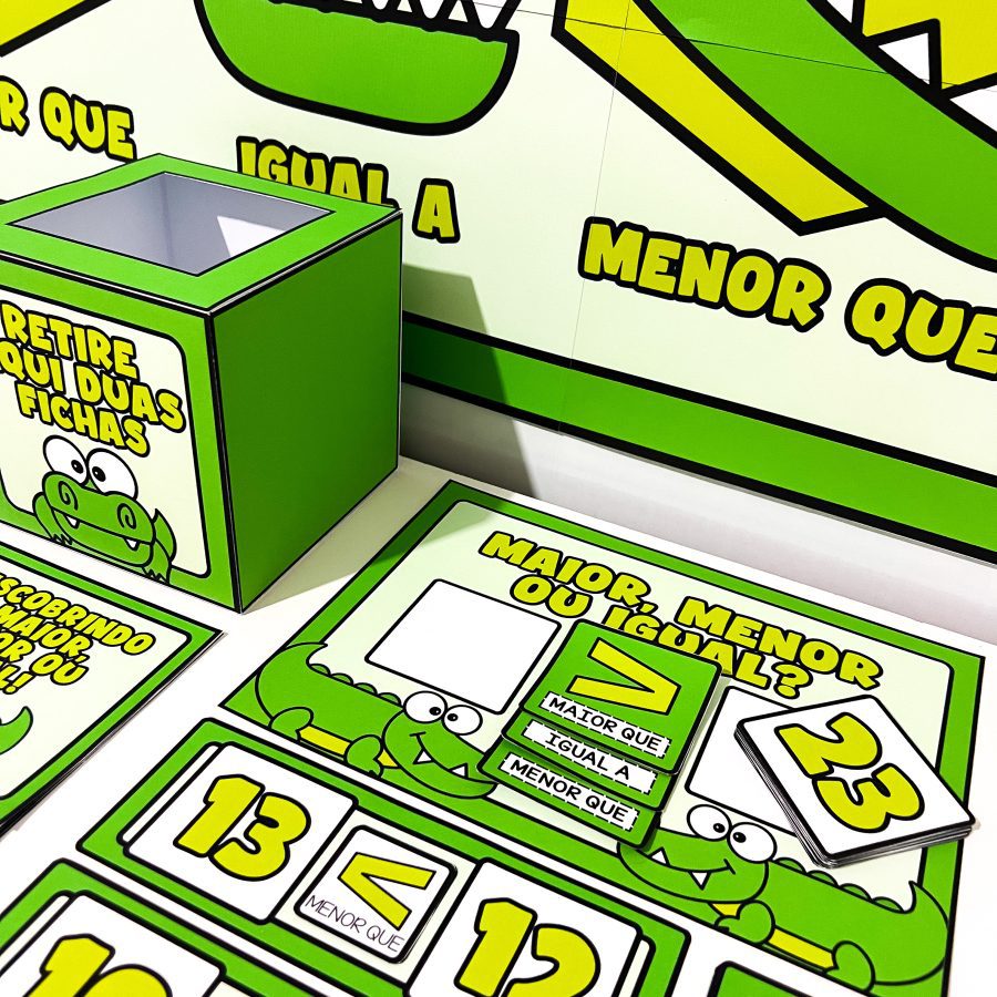 Kit Maior, Menor ou Igual - Matemática - Pedagogia de Ideias Kit Maior, Menor ou Igual - Matemática