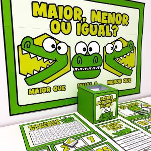 Kit Maior, Menor ou Igual - Matemática - Pedagogia de Ideias Kit Maior, Menor ou Igual - Matemática