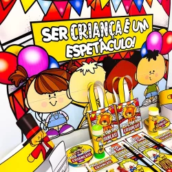 Kit Painel e Lembrancinhas Dia das Crianças - Dia das Crianças