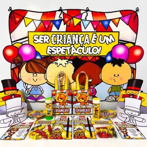 Kit Painel e Lembrancinhas Dia das Crianças - Dia das Crianças - Pedagogia de Ideias Kit Painel e Lembrancinhas Dia das Crianças - Dia das Crianças