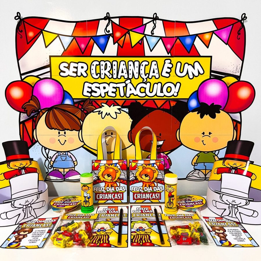 Kit Painel e Lembrancinhas Dia das Crianças - Dia das Crianças - Pedagogia de Ideias Kit Painel e Lembrancinhas Dia das Crianças - Dia das Crianças