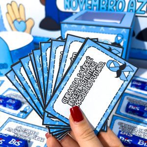 Kit Painel e Lembrancinhas Novembro Azul - Novembro Azul - Pedagogia de Ideias Kit Painel e Lembrancinhas Novembro Azul - Novembro Azul