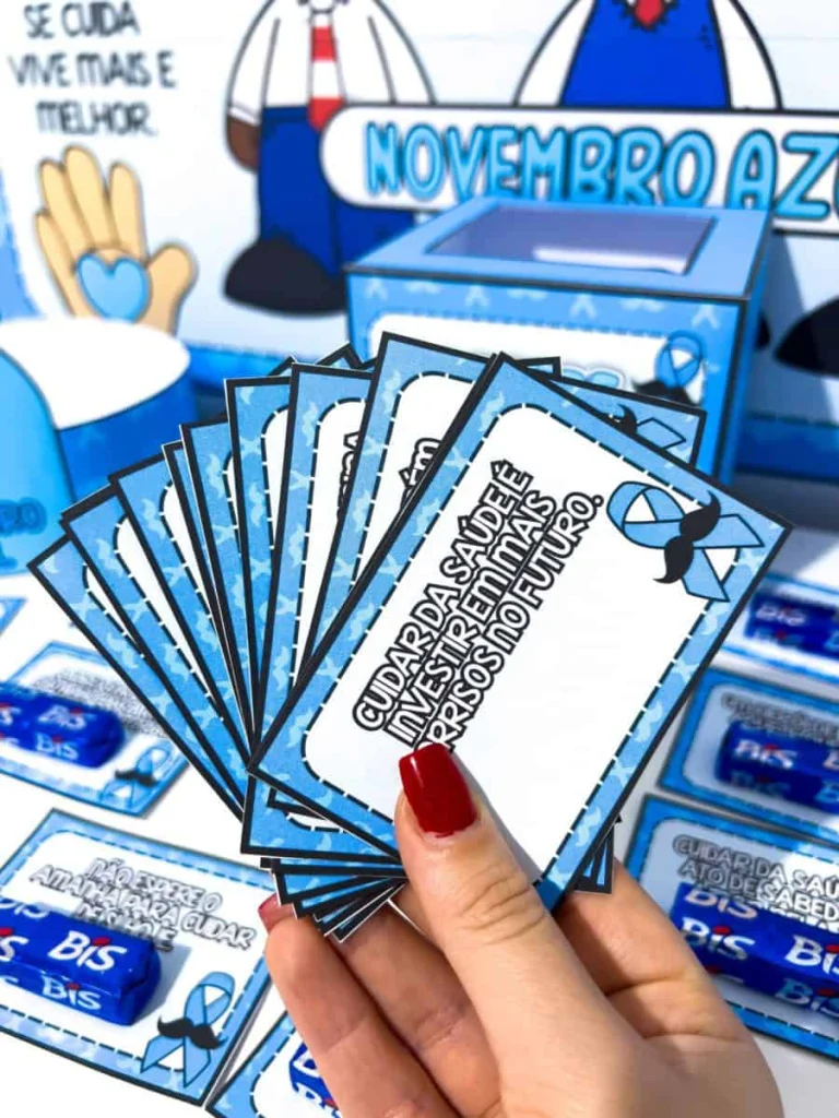Kit Painel e Lembrancinhas Novembro Azul — foto 10