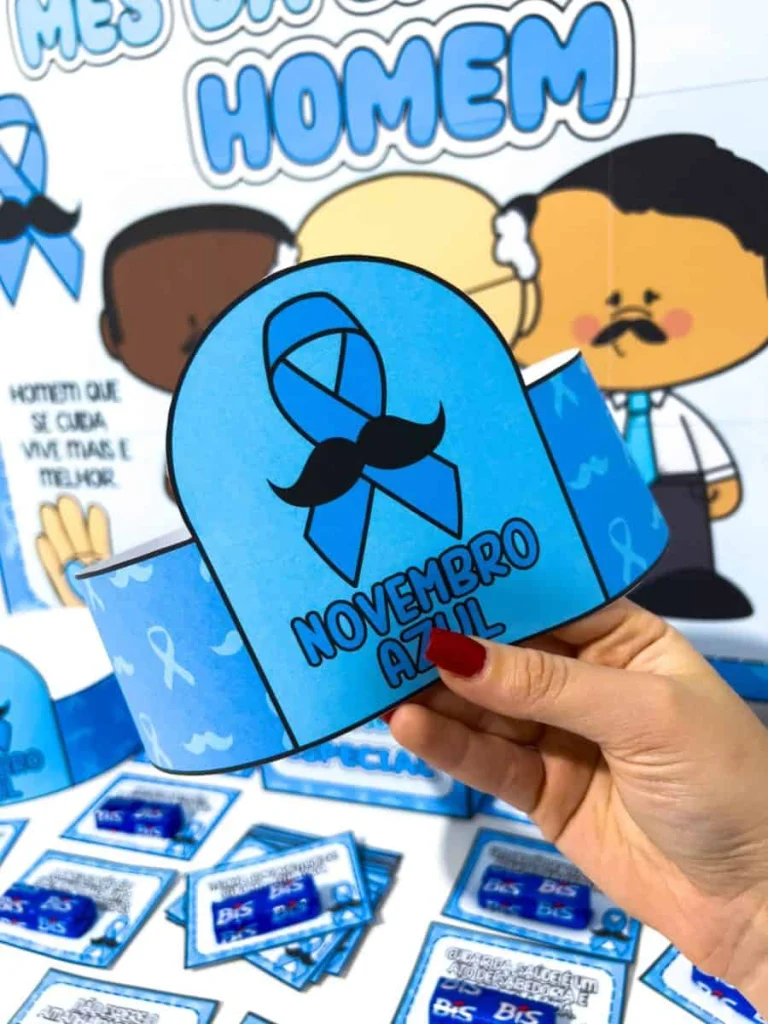Kit Painel e Lembrancinhas Novembro Azul — foto 8