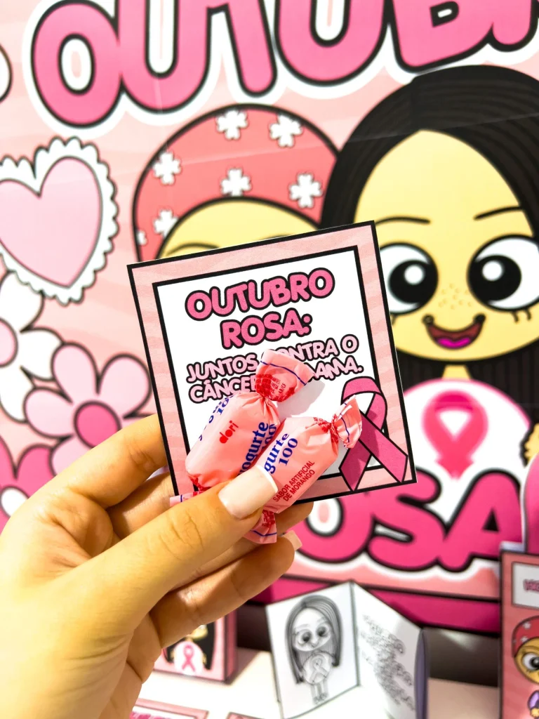 Kit Painel e Lembrancinhas Outubro Rosa — foto 6